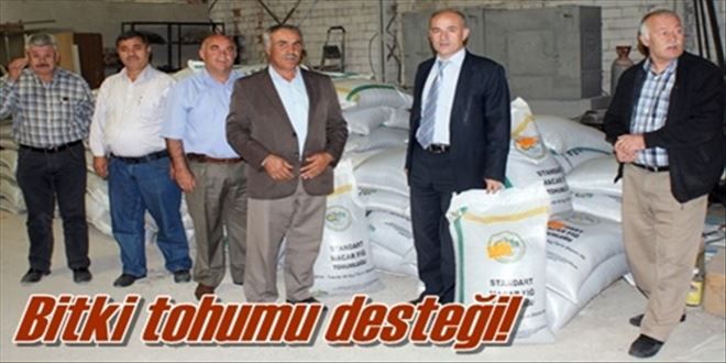 Çiftçilere 7 ton yem  bitkisi tohumu dağıtıldı