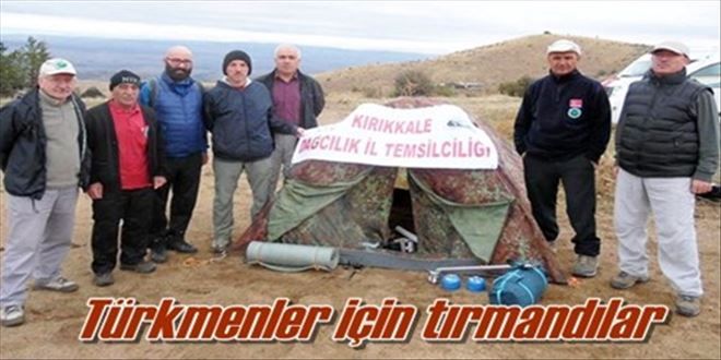 Türkmenler için tırmandılar