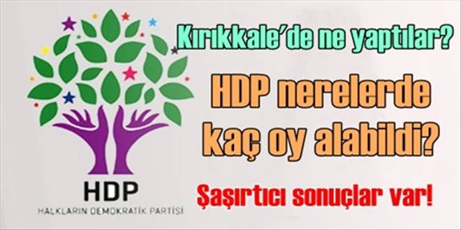 HDP beklenen oyu alamadı!