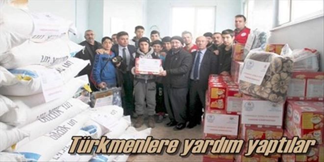 Türkmenlere yardım eli!