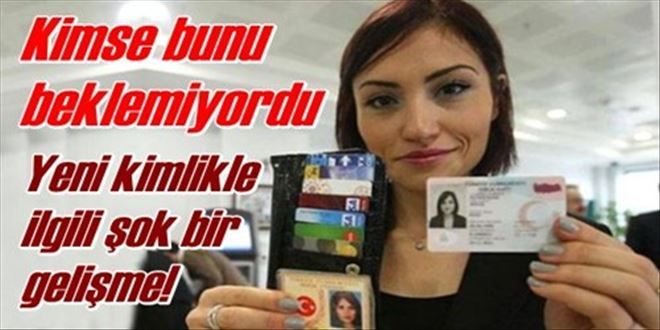 Yeni kimlik kartlarına  yılda 90 lira kira