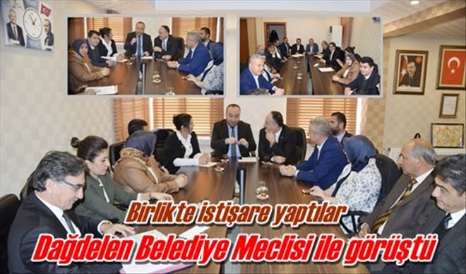 Belediye Meclisi AK Parti Gurubu ile toplantı