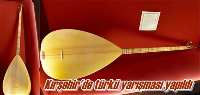 Kırşehir türküleri yarıştı 
