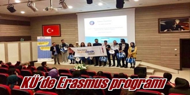 KÜ´de Erasmus programı