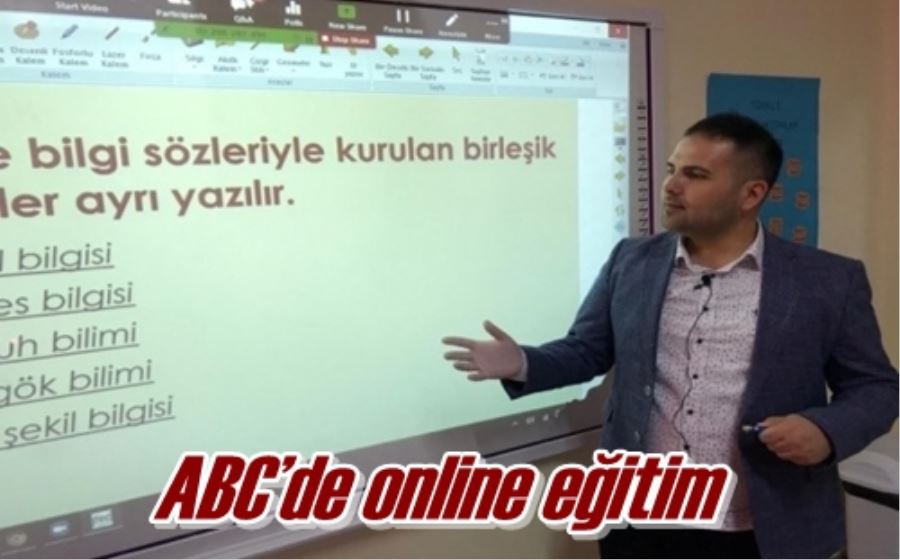 ABC’de online eğitim