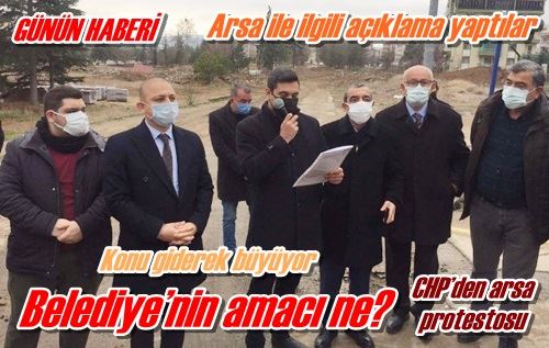 CHP’den arsa protestosu