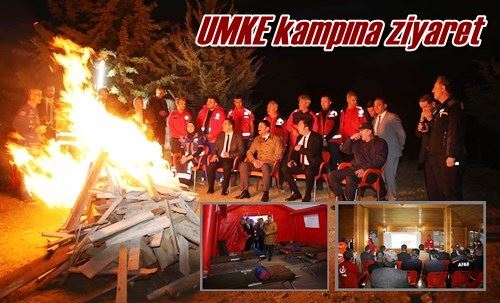 UMKE kampına ziyaret