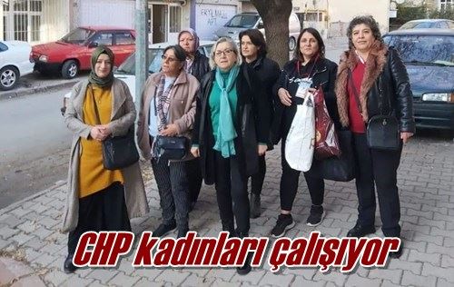 CHP kadınları çalışıyor