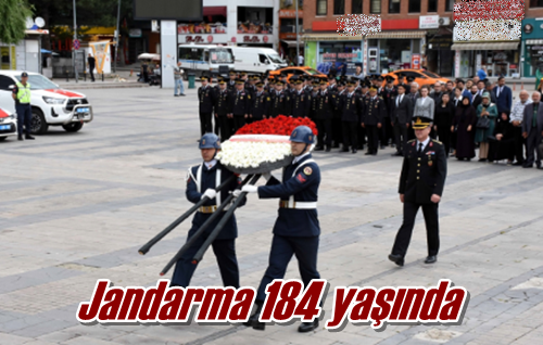 Jandarma 184 yaşında