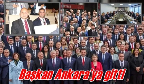 Başkan Ankara’ya gitti