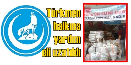 Türkmenlere yardım eli