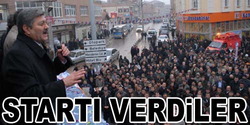 AKP Adayları Seçim Startını Verdi