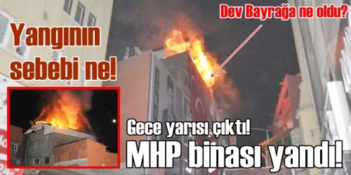 MHP binasında yangın çıktı