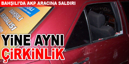 AKP Aracına Çirkin Saldırı