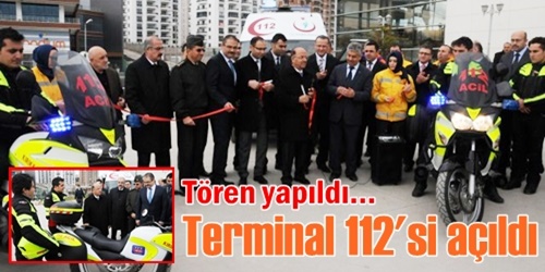 Terminale Acil 112 açıldı