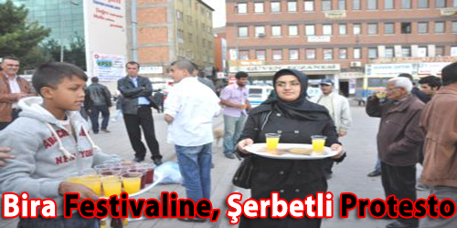 Bira Festivaline, Şerbetli Protesto