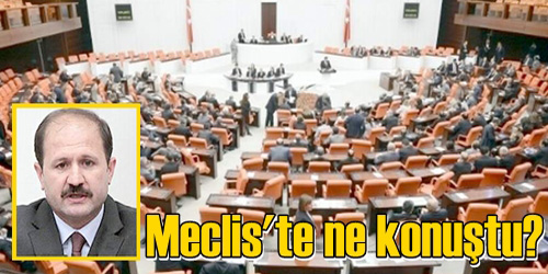  Can AK Parti adına  Meclis`te konuştu