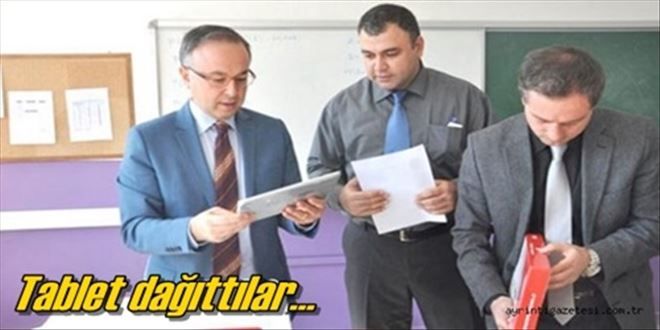 Öğrencilere 80 adet tablet