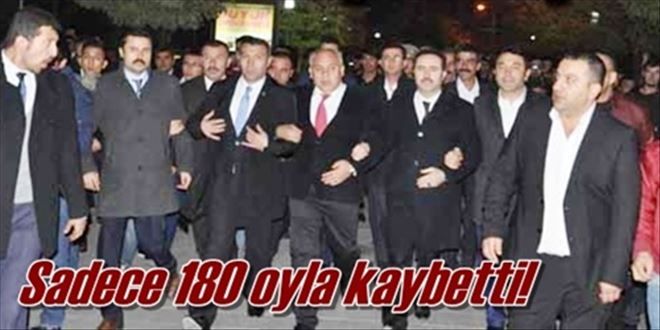 MHP sadece 180 oy´la kaybetti