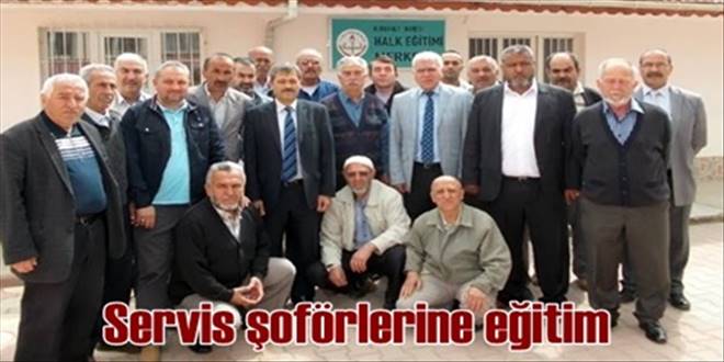 Servis şoförlerine yönetmelik eğitimi