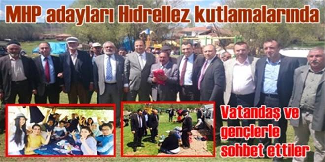 Hıdrellez şenliğine katıldılar