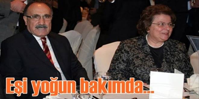 Eşi yoğun bakımda!