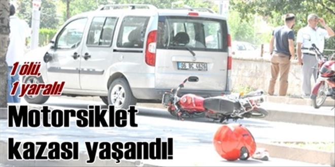 Motosiklet kazası!