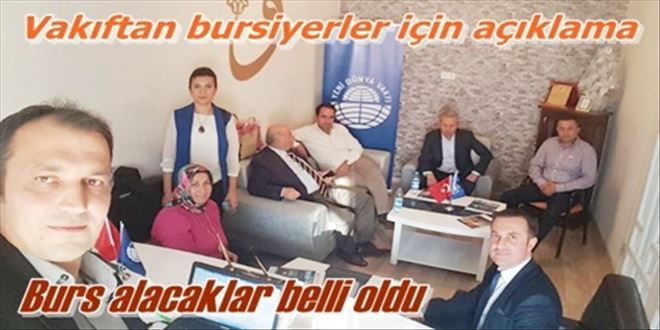 Burs kazananlar açıklandı