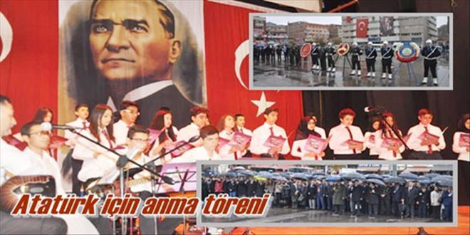 Atatürk için anma töreni