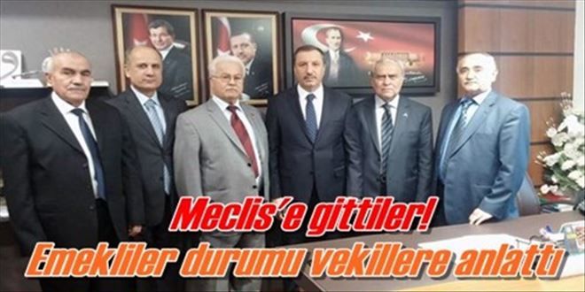 Emekliler TOKİ için mecliste