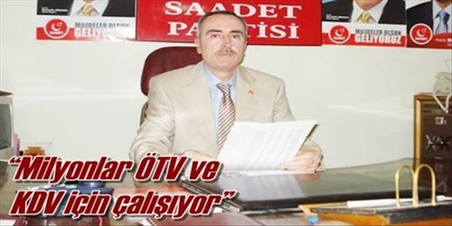 ?Milyonlar ÖTV ve KDV için çalışıyor?