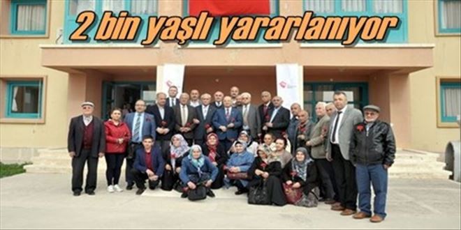 2 bin yaşlı yararlanıyor