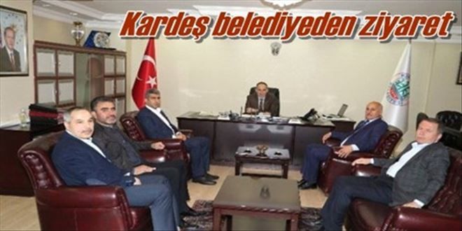 Kardeş belediyeden ziyaret