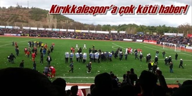 Kırıkkalespor´a kötü haber!