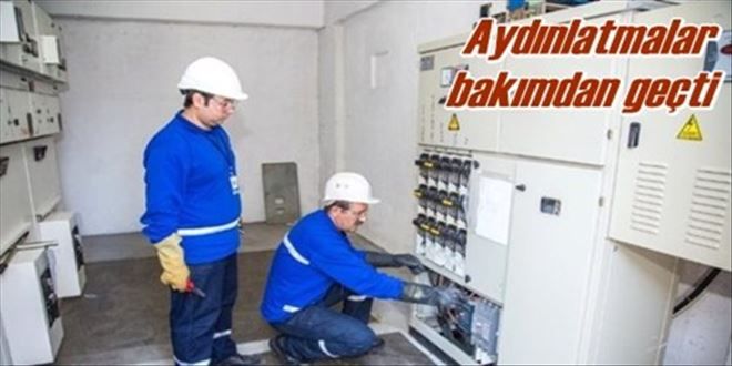 Aydınlatmalar kontrolden geçti