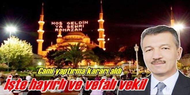 ?TOKİ´nin camisini yaptırmak istiyorum?