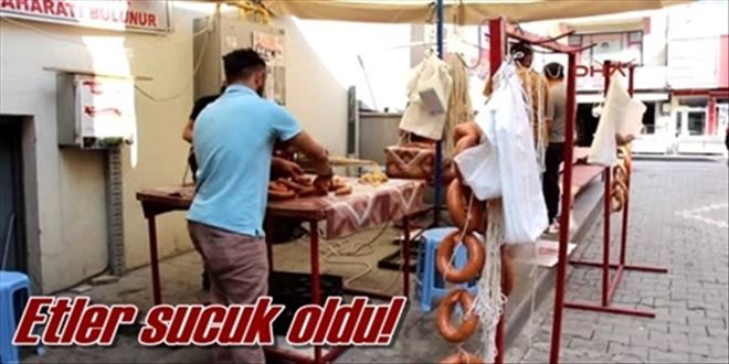 Etler kıyma ve sucuk oldu!