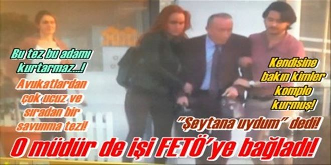 ?Şeytana uydum? dedi!