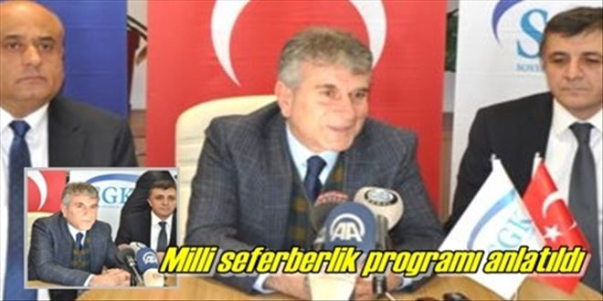 Milli seferberlik programı anlatıldı