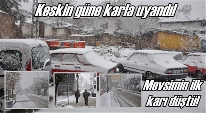 Mevsimin ilk karı düştü!