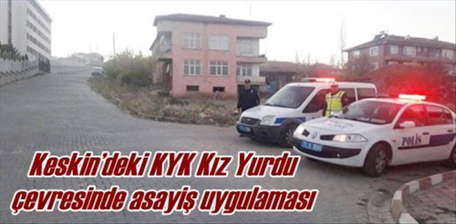 Polis uygulama yaptı!