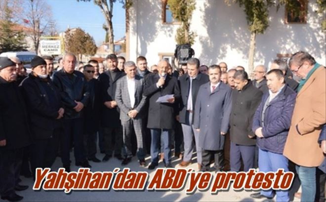 Yahşihan´dan ABD´ye protesto