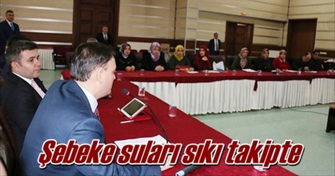 Şebeke suları sıkı takipte