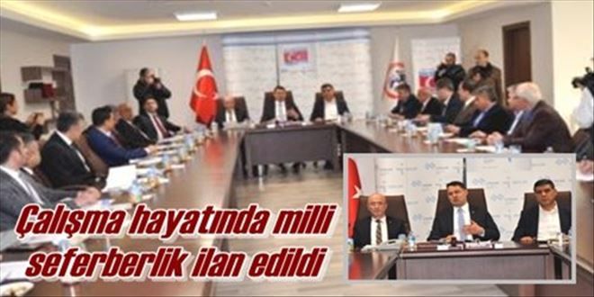 Çalışma hayatında milli  seferberlik ilan edildi