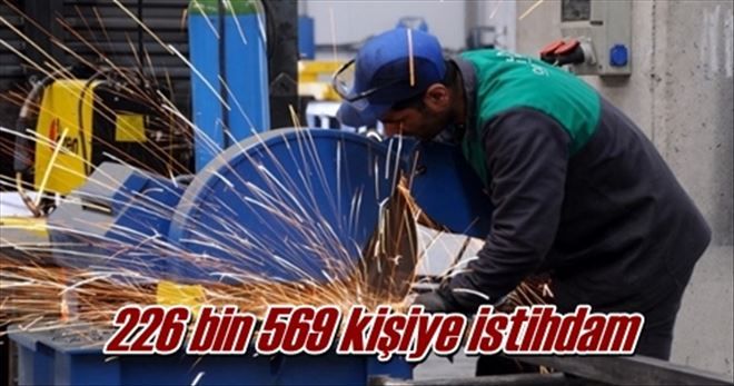 226 bin 569 kişiye istihdam