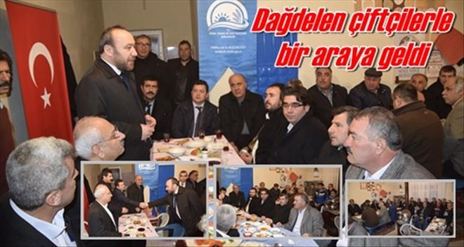 Dağdelen çiftçilerle bir araya geldi