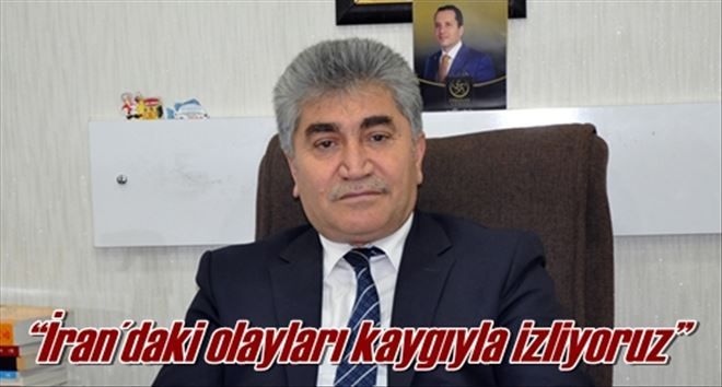 ?İran´daki olayları kaygıyla izliyoruz?