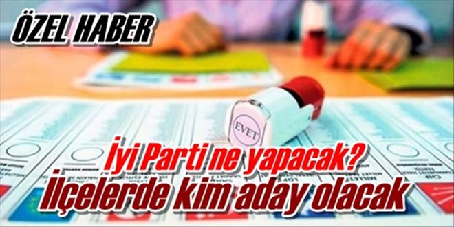 İlçeler bekleniyor