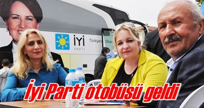 İyi Parti otobüsü geldi