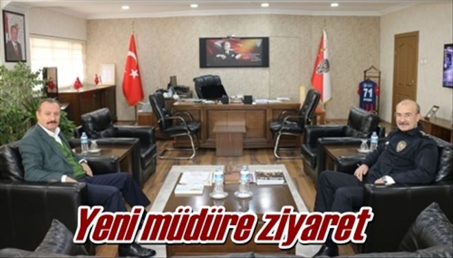 Yeni müdüre ziyaret